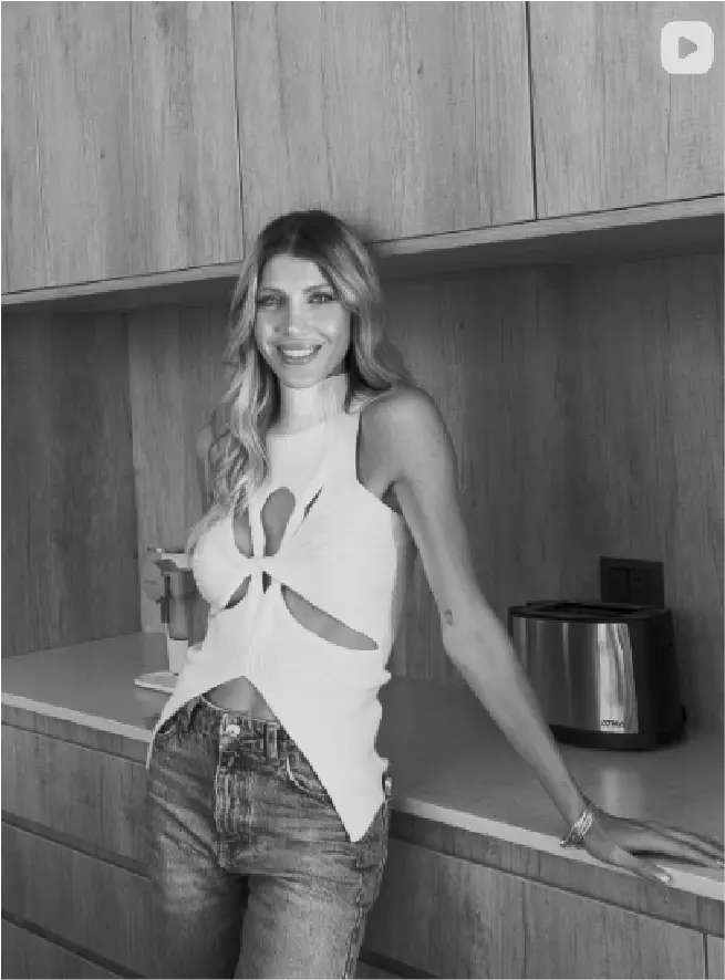 Cande Ruggeri en producción para la televisión