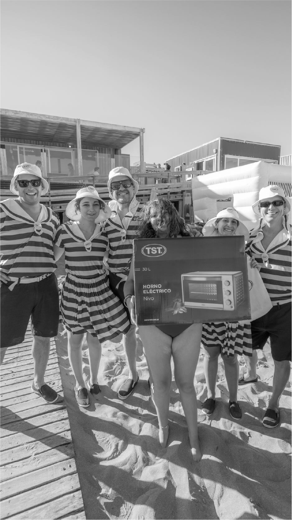 Activación TST en balneario Mar del Plata